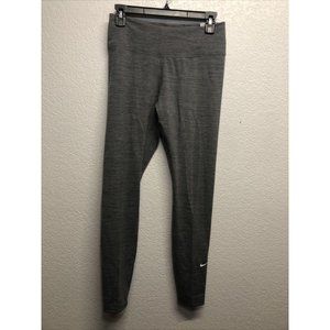 NWT Nike One Heathered Mid-Rise Leggings Dri-Fit Womens MEDIUM Grey Gray NEW!
